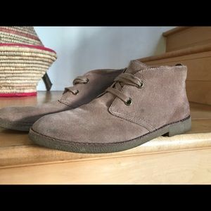 Lucky Brand lace-up Suede Ankle Boot